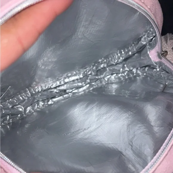 Chanel Beauty Pouch/ Makeup Travel Organize Bag w/ Chanel floral keychain - Picture 7 of 9